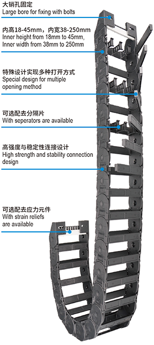 CSB通用型電纜拖鏈